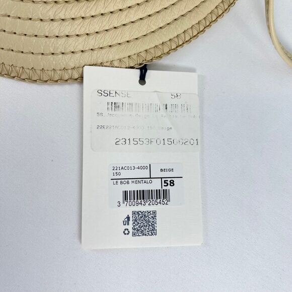 Jacquemus Beige Leather Bucket Hat | NEW main image 6